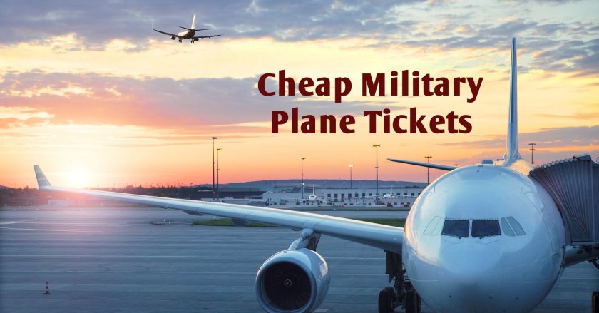 cheap military plane tickets